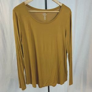 Mustard long sleeve shirt